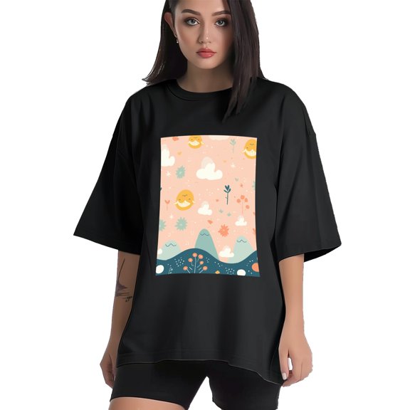 Plus Size Shirt for Women Black Tops for Women Short Sleeves Shirt for Women Easter 222 T Shirt Crewneck Shirt for Women XS