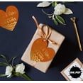 thumbnail image 6 of Inkdotpot 100 Pack Real Gold Foil Paper Tag Hugs & Kisses From The Wedding Favor Hang Tag, 6 of 6