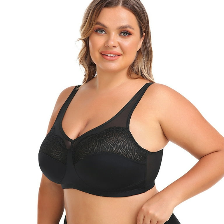 Sale Bras for Women No Underwire Pack Plus Size Nursing Sports Bras for Breastfeeding Summer Trendy Sexy Sleeveless Tank Top Front Closure Bras Full Coverage Lace Lingerie Bralette Deals Walmart