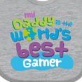 thumbnail image 4 of Inktastic Worlds Best Gamer Daddy Boys or Girls Baby Bib, 4 of 4