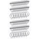 thumbnail image 1 of Anillo de Cortina de Metal de 80 Piezas para Cortinas Y Postes, Anillo de Ojal Deslizante Colgante de 32 mm de Diámetro Interior (Plateado), 1 of 8
