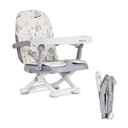 Dream On Me Munch N' Go Booster Seat in Light Gray