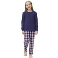 thumbnail image 1 of KAWELL Ensemble de Pyjamas Unisexes Garçons Filles Haut à Manches Longues et Pantalon 2 Pcs Pyjamas 5-14 Ans, 1 of 6