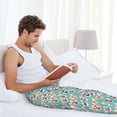 thumbnail image 6 of Bingfone Cute Corgi Head Mens All Over Print Sleep Pajama Pants-Small, 6 of 6