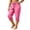 *Pink, variant on VBVC Women's Plus Drawstring Loose Capri Joggers , Casual Summer Stretchy Pants For Women , Ladies' Comfy Adjustable Hem Crop Trousers with Pockets, Black , XL-5XL