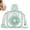 Green, variant on 2-in-1 Water Bottle with Built-In Foldable Fan, USB-C Rechargeable 3-Speed Cooling Cup with Straw, Hidden Fold-Out Fans, Sports Water Bottles for Office Travel Gym & Outdoor Sports (White)