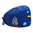 thumbnail image 3 of 8 Pcs Gourd Caps Nurse Long-time Service Pure Color Dull Polish Printed Professional Assorted Colors Work Uniform Operating Hats L21, 3 of 7