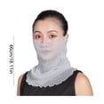thumbnail image 6 of Chiffon Neck Gaiter with Earloops for Women Breathable UV Sun Protection Face Bandana Scarf for Outdoor Cycling Travel, 6 of 8