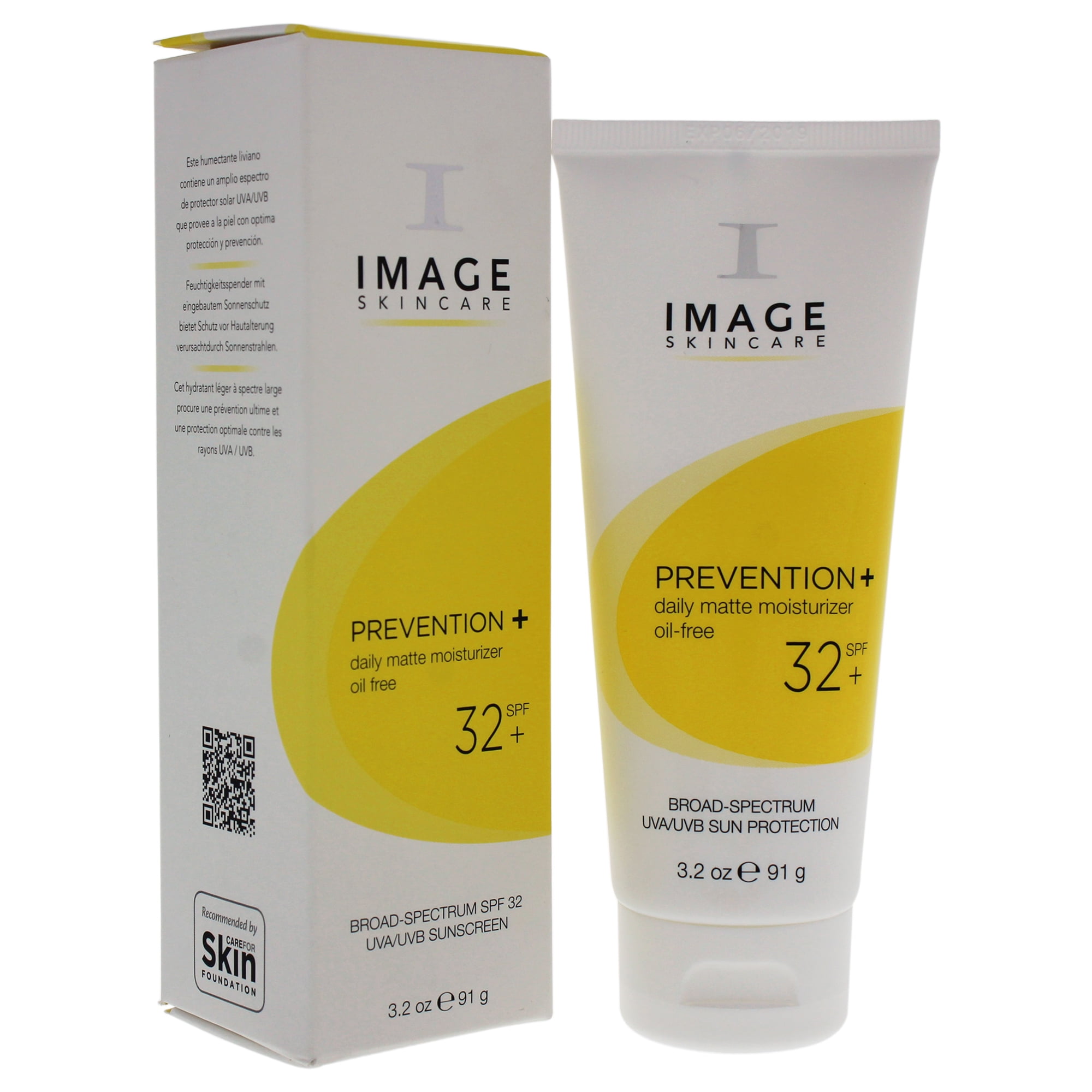 ($44 Value) IMAGE Skincare Prevention+ Daily Matte Moisturizer Oil-Free SPF 32 Sunscreen, 3.2 Oz