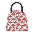 thumbnail image 1 of Disketp Amanita Red Mushroom Bolsa Térmica para Almuerzo, Lonchera con Abertura Amplia y Gran Capacidad, Organizador Reutilizable para Mujeres, Hombres y Adultos, 1 of 6