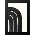 thumbnail image 2 of York, Leah 13x18 Black Modern Framed Museum Art Print Titled - BW Rainbow I, 2 of 5