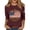 Wine, variant on Women's T-Shirts America 250 Patriotic Flag Print Crew Neck 3/4 Sleeve 1776–2026 Anniversary Top
