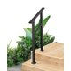 thumbnail image 1 of QinaQin Barandal exterior, kit de pasamanos de hierro para escalera con ángulo ajustable, pasamanos metálico resistente para pisos de concreto, madera, cemento o mármol, 1 of 7