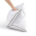 thumbnail image 4 of Peace Nest Medium-Firm Goose Feather Down Pillow with Gusset, Medium Neck Support for Stomach, Side and Back Sleepers - White Medium - Queen, 4 of 5
