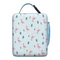 thumbnail image 6 of Reusable Lunch Tote Bag – Pink Flamingo & Tropical Beach Design, Boho Watercolor Summer Bird Print for Picnic, Work, School, 6 of 6