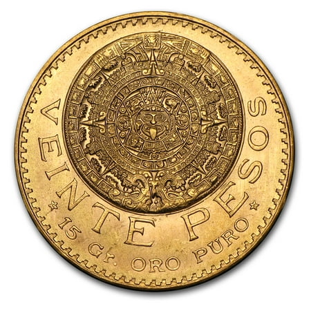 Mexico Gold 20 Pesos AGW .4823 (Random Year) (Best Rate For Mexican Peso)