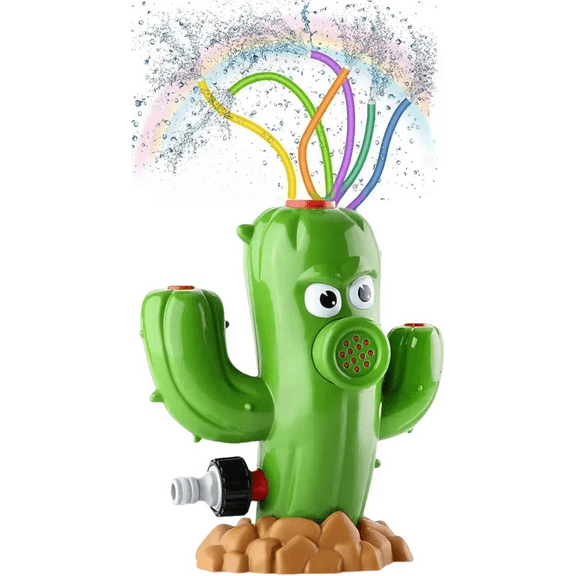 Edunwind Summer Savings Outdoor Water Play Sprinklers Toddler Outdoor Toys - Backyard Spinning Kids Sprinkler Toy - Summer Toys Splashing Fun - Attaches to Garden Hose, Kids Outdoor Toys