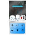 thumbnail image 3 of Dispositivo de Llamada Inalámbrico para Personas Mayores, Alarma Personal, Timbre de Puerta con Control Remoto, Color, 3 of 5