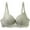 Green, variant on Plus Size Women's Underwire Lace Bra Push Up Full-Coverage Unlined Sheer T-Shirt Bra for Large Bust Gray 95C