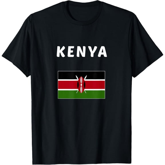 men and women can wear，Kenya T-shirt Kenyan Tee Flag souvenir Gift Nairobi T-Shirt