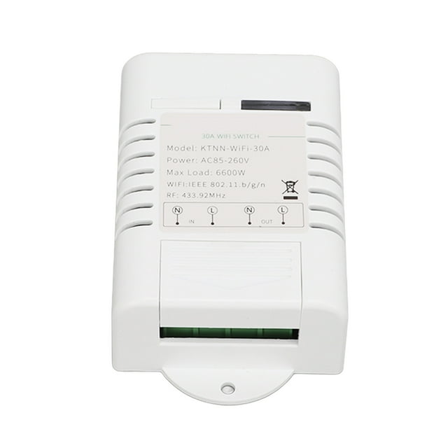 Smart Switch Wifi Smart Switch Intelligent Relay Switch Smart Switch Real Time Feedback Voice Control Intelligent Timing WiFi Switch AC 85V To 260V