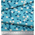 thumbnail image 2 of Soimoi Cotton Voile Fabric Fish Ocean Print Sewing Fabric Yard 56 Inch Wide, 2 of 3