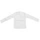 thumbnail image 3 of MHFRRA Una Camiseta Informal y Cálida con Una Capa Base de Terciopelo Alemán de Manga Larga y Cuello Semialto Estilo Maillard. Blanco, 3 of 3
