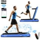 thumbnail image 1 of Costway Cinta de correr plegable 2 en 1 de 4,75 HP con control remoto por aplicación, color azul marino, 1 of 3