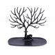 thumbnail image 1 of Soporte para árbol de pájaros, exhibición de joyas, collar, pendientes, pulsera, organizador, torre, color negro, 1 of 2