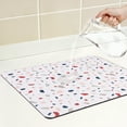 thumbnail image 3 of Unique Bargains Absorbent Dish Drying Mat for Kitchen Counter White 15.7*11.8 inch, 3 of 6