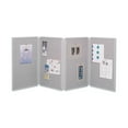 thumbnail image 2 of Quartet Tabletop Display Board, 72" x 30", 4 Panels, Double-sided, Gray, 2 of 2
