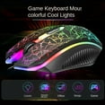 thumbnail image 5 of Oture Rainbow Backlight Gaming Keyboard with Mouse Combo, Multicolor, 5 of 9