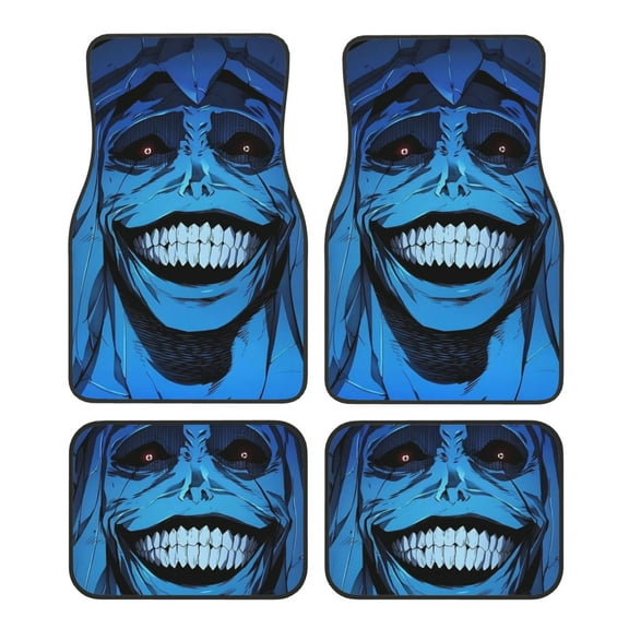 Solo Leveling Car Floor Mats Set 4 Pcs, Car Accessories Interior Floor Mats Decor With Non Slip Black Anti Skid Backing