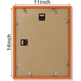 thumbnail image 6 of decorUhome 11x14 Matted to 8x10 Picture Frame, Photo Frame for Gallery Wall or Tabletop Display, Orange, 6 of 9