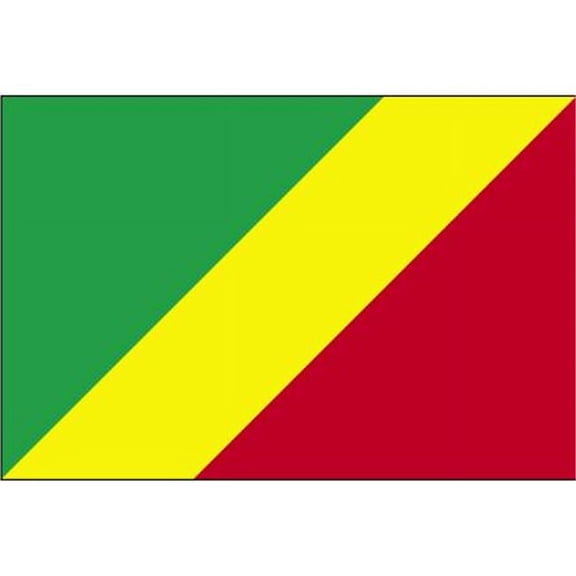 5 ft. X 8 ft. Nyl-Glo Congo Flag
