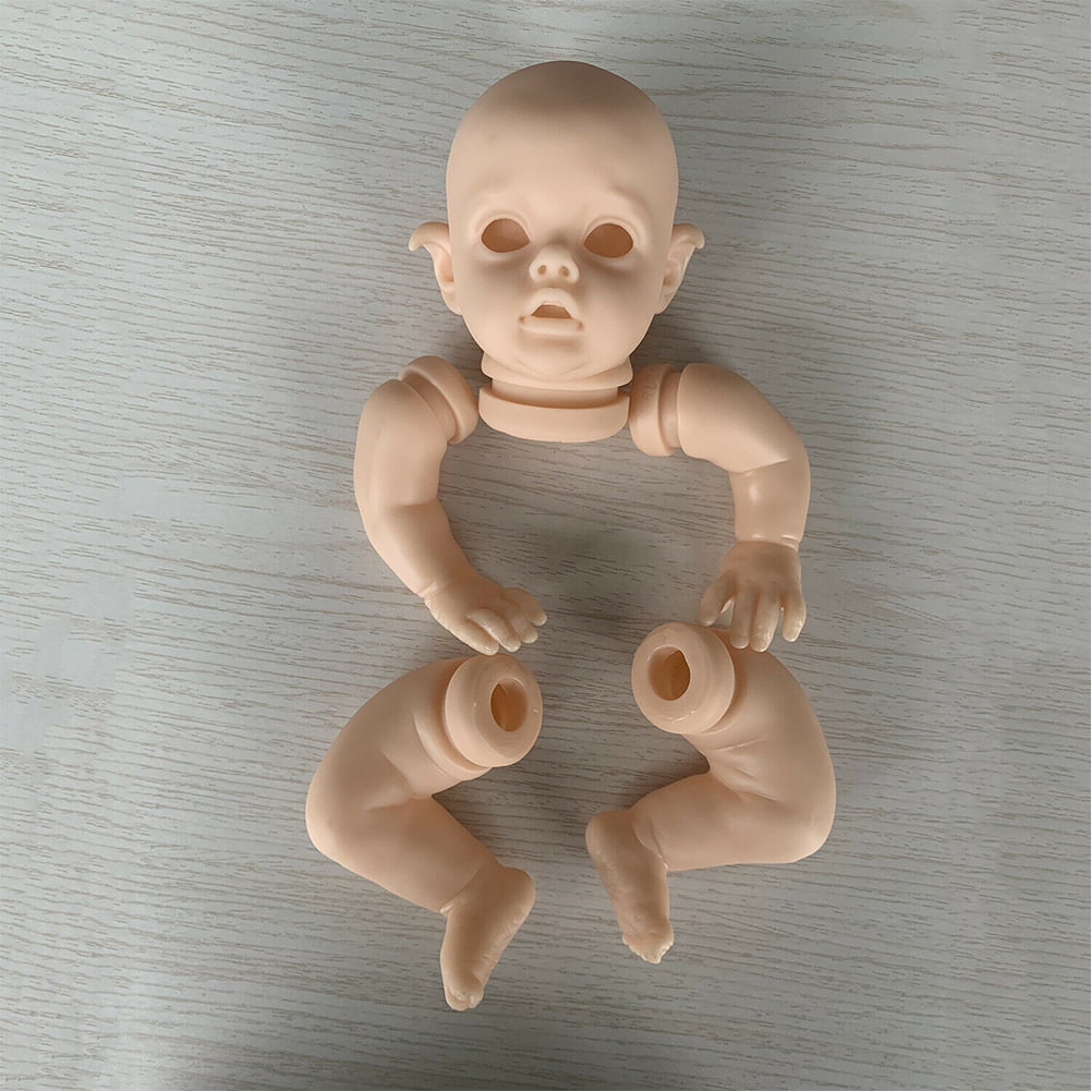 Details about   Vinyl Full Limbs Soft Head Real Touch Eyes Reborn Baby Doll Kit Parts
