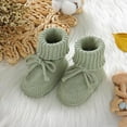 thumbnail image 7 of TBWNWG Baby Sneakers for Warm Winter Booties with Bow Soft Knit Toddler Socks Cute First Shoes for Boys Girls,Sizes 0-3 Months, 7 of 7