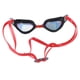 thumbnail image 4 of Gafas de natación para adultos, sin fugas, protección UV, gafas de carreras para nadar, lentes de alta definición, color rojo, 4 of 12
