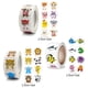 thumbnail image 1 of Lindos diseños de animales, pegatinas de unicornio de acuarela para decoración de aulas y premios para maestros, 1800 piezas en 36 diseños en rollos fáciles de distribuir con línea perforada,, 1 of 6