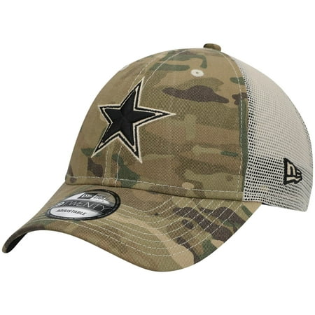 Dallas Cowboys New Era Trucker 9TWENTY Snapback Hat - Camo - OSFA