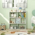 thumbnail image 4 of Costway 2 PCS 7-cube Bookcase Open Storage Shelf with Anti-tipping Kits for Living Room White, 4 of 8