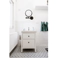 thumbnail image 7 of 7'' Wall Mounted LED Lighted Makeup Mirror - 10x/1x Magnifying Vanity Mirror 3 Tones Light 360 Swivel, Bronze Oil-Rubbed Finish, 7 of 7