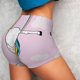 thumbnail image 4 of Balery Aerial Yoga for Unicorn Pantalones cortos de entrenamiento estampados para mujer, sin costuras, ajustados, para gimnasio, yoga, correr, deportes, ejercicio activo, fitness.-X-Large, 4 of 8