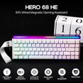 thumbnail image 3 of Teclado magnético con cable EPOMAKER Aula Hero 68 HE, RGB, 31 x 12 cm, 3 of 6