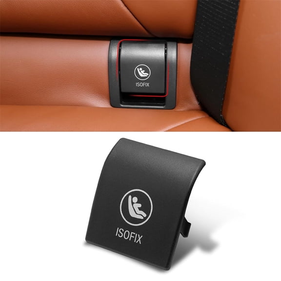 Acaigel Black Child Seat Hook Anchor Isofix Cover Cap 52207499786 For Bmw X5 G05 2019-25