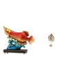 thumbnail image 1 of Adorno de mesa de resina y metal con forma de hoja de arowana. Figura decorativa de prosperidad. Escultura abstracta nórdica y creativa para la entrad, 1 of 8