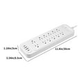 thumbnail image 3 of EIGTHTAIL 12-Outlet Power Strip with USB and Type-C Ports  Overload Protection  Multi-Function Household Plug Board for Office and Home Use  High-Security Certified Smart Surge Protector, 3 of 6