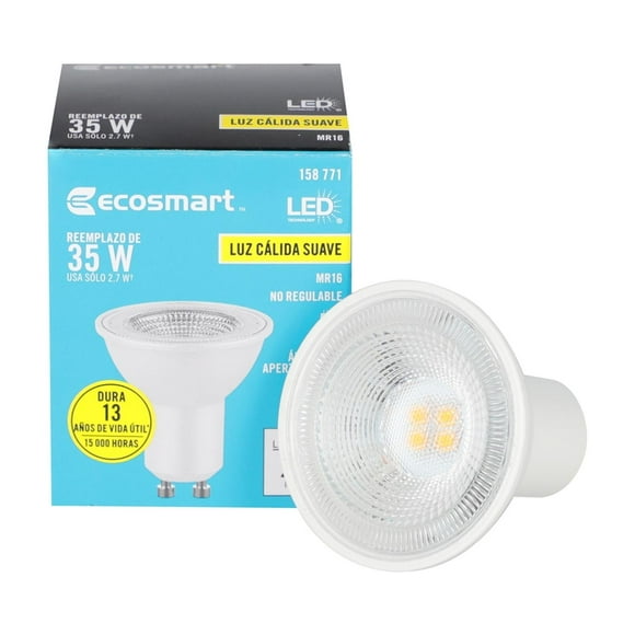 Foco Led Mr16 Ecosmart 2.7W 250 Lúmenes 3000K