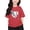 Z01-Watermelon Red, variant on YAYUBA Infant Baby Girl T Shirts Solid Color Crew Neck Back To School T Shirt Funny Sports T-Shirt Preppy Little Girls Clothes, 6-7 Years, White