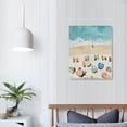 thumbnail image 4 of Shadudu Summer Beach Day People Swimming Canvas Wall Art 12x16 in, 4 of 5